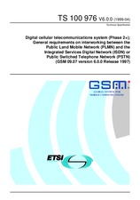 Standard ETSI TS 100976-V6.0.0 30.4.1999 preview