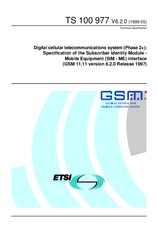 Standard ETSI TS 100977-V6.2.0 26.5.1999 preview