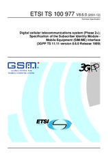 Standard ETSI TS 100977-V8.6.0 31.12.2001 preview