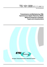 Standard ETSI TS 101009-V1.1.1 30.11.1997 preview
