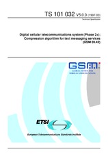 Standard ETSI TS 101032-V5.0.0 31.3.1997 preview