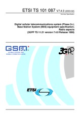 Standard ETSI TS 101087-V7.4.0 28.2.2003 preview