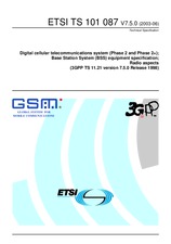 Standard ETSI TS 101087-V7.5.0 30.6.2003 preview