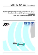 Standard ETSI TS 101087-V8.4.0 30.9.2000 preview