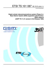 Standard ETSI TS 101087-V8.10.0 30.11.2005 preview