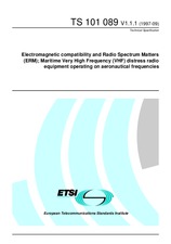 Standard ETSI TS 101089-V1.1.1 30.9.1997 preview
