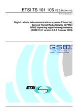 Standard ETSI TS 101106-V8.0.0 31.5.2001 preview
