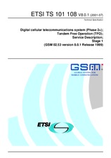 Standard ETSI TS 101108-V8.0.1 17.7.2001 preview