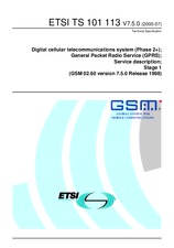 Standard ETSI TS 101113-V7.5.0 31.7.2000 preview