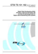 Standard ETSI TS 101162-V1.2.1 1.7.2009 preview