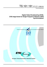 WITHDRAWN ETSI TS 101191-V1.1.1 30.4.1997 preview