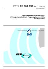 Standard ETSI TS 101191-V1.3.1 16.1.2001 preview