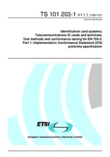 Standard ETSI TS 101203-1-V1.1.1 31.7.1997 preview