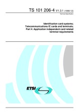 Standard ETSI TS 101206-4-V1.3.1 21.12.1998 preview