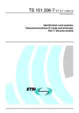Standard ETSI TS 101206-7-V1.3.1 21.12.1998 preview
