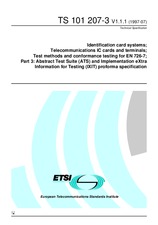 Standard ETSI TS 101207-3-V1.1.1 30.7.1997 preview