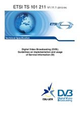 Standard ETSI TS 101211-V1.11.1 12.4.2012 preview