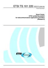 Standard ETSI TS 101220-V9.0.0 27.8.2009 preview