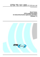 Standard ETSI TS 101220-V11.0.0 30.6.2011 preview