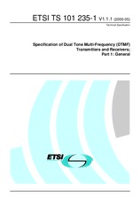 WITHDRAWN ETSI TS 101235-1-V1.1.1 30.5.2000 preview