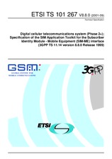 Standard ETSI TS 101267-V8.8.0 30.9.2001 preview