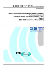 Standard ETSI TS 101283-V7.0.0 13.8.1999 preview
