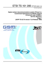 Standard ETSI TS 101285-V7.2.0 31.12.2001 preview