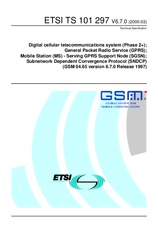 Standard ETSI TS 101297-V6.7.0 21.3.2000 preview