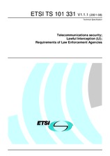 Standard ETSI TS 101331-V1.1.1 7.8.2001 preview