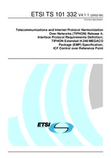 Standard ETSI TS 101332-V4.1.1 14.6.2002 preview