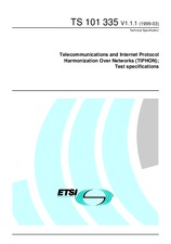 Standard ETSI TS 101335-V1.1.1 11.3.1999 preview