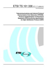 Standard ETSI TS 101336-V1.1.1 21.1.2000 preview