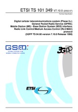 Standard ETSI TS 101349-V7.10.0 26.7.2002 preview