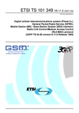 Standard ETSI TS 101349-V8.11.0 30.9.2001 preview