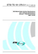 Standard ETSI TS 101376-3-1-V1.1.1 15.3.2001 preview