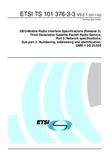 Standard ETSI TS 101376-3-3-V3.2.1 22.2.2011 preview