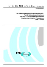 Standard ETSI TS 101376-3-6-V1.1.1 15.3.2001 preview