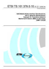 Standard ETSI TS 101376-3-10-V1.2.1 5.4.2002 preview