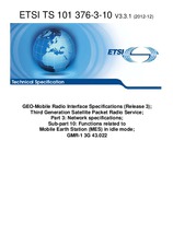 Standard ETSI TS 101376-3-10-V3.3.1 21.12.2012 preview