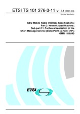 Standard ETSI TS 101376-3-11-V1.1.1 15.3.2001 preview