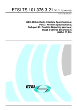 Standard ETSI TS 101376-3-21-V1.1.1 15.3.2001 preview