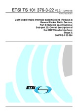 Standard ETSI TS 101376-3-22-V2.2.1 24.3.2005 preview