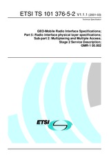 Standard ETSI TS 101376-5-2-V1.1.1 15.3.2001 preview