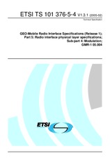 Standard ETSI TS 101376-5-4-V1.3.1 11.2.2005 preview