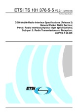 Standard ETSI TS 101376-5-5-V2.2.1 24.3.2005 preview