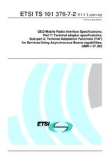 Standard ETSI TS 101376-7-2-V1.1.1 15.3.2001 preview