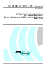 Standard ETSI TS 101377-1-2-V1.1.1 15.3.2001 preview