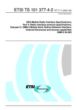 Standard ETSI TS 101377-4-2-V1.1.1 15.3.2001 preview