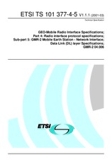 Standard ETSI TS 101377-4-5-V1.1.1 15.3.2001 preview