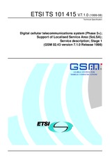 Standard ETSI TS 101415-V7.1.0 30.8.1999 preview